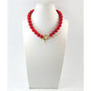 Necklace &quot;Epatage&quot; Coral press