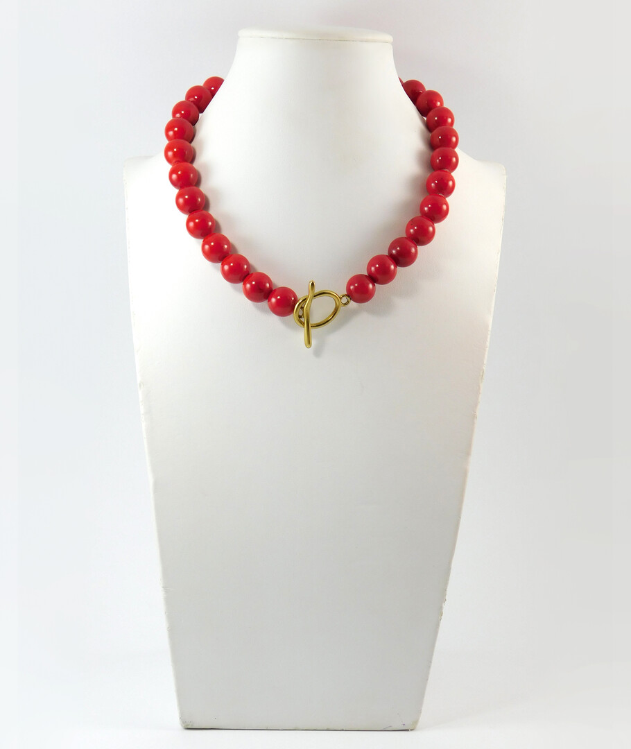 Necklace "Epatage" Coral press