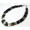 Necklace &quot;Aiden&quot; Shungite, Caholong, Jasper