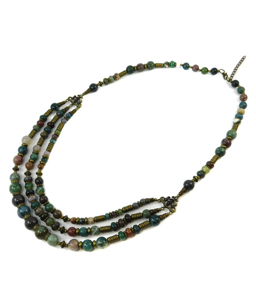 Necklace "Aster" Jasper