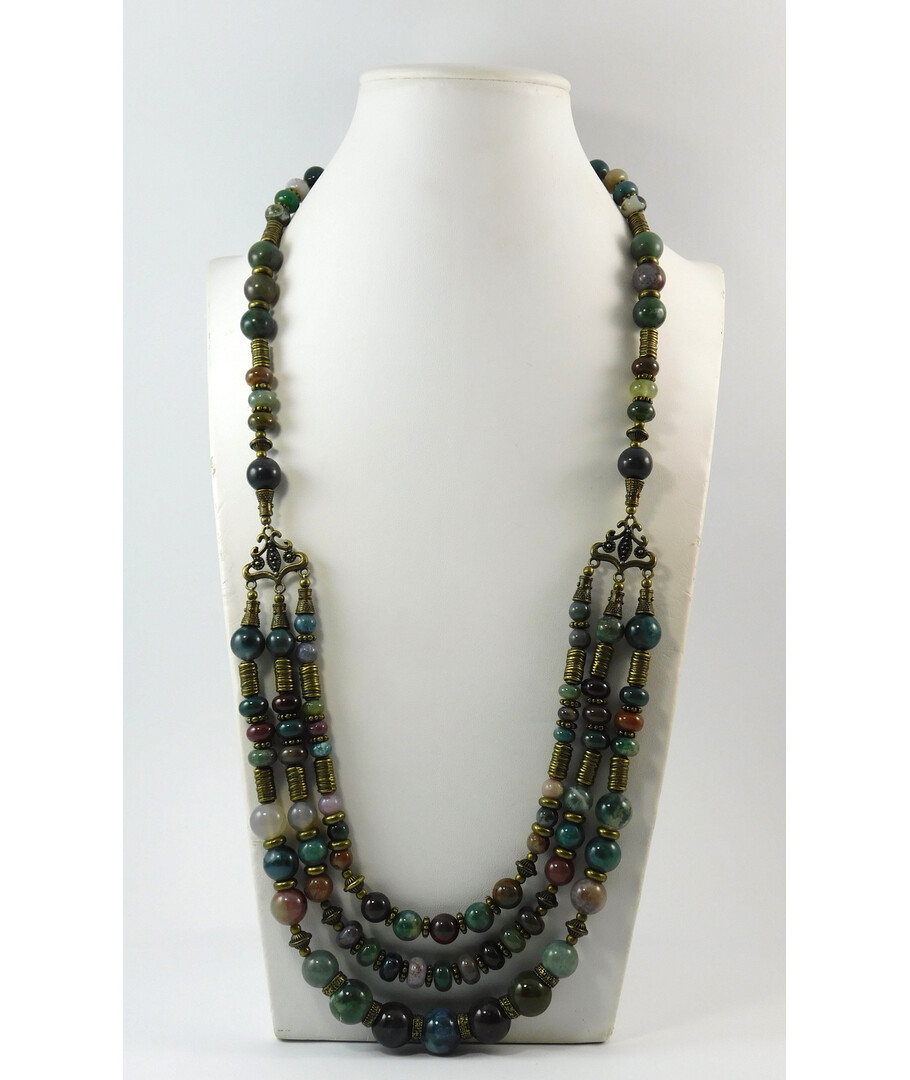 Necklace "Aster" Jasper