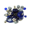 Brooch &quot;Beret&quot; lapis lazuli