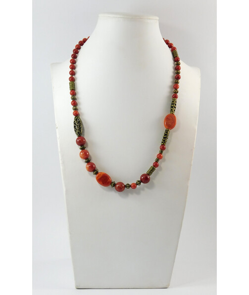 Necklace "Abel" Coral