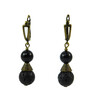 Earrings &quot;Prima Donna&quot; Lava, Agate