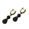 Earrings &quot;Prima Donna&quot; Lava, Agate