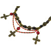 Necklace &quot;Aibige&quot; Coral, Garnet