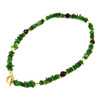 Necklace &quot;Zazu&quot; Tourmaline, Chrysoprase