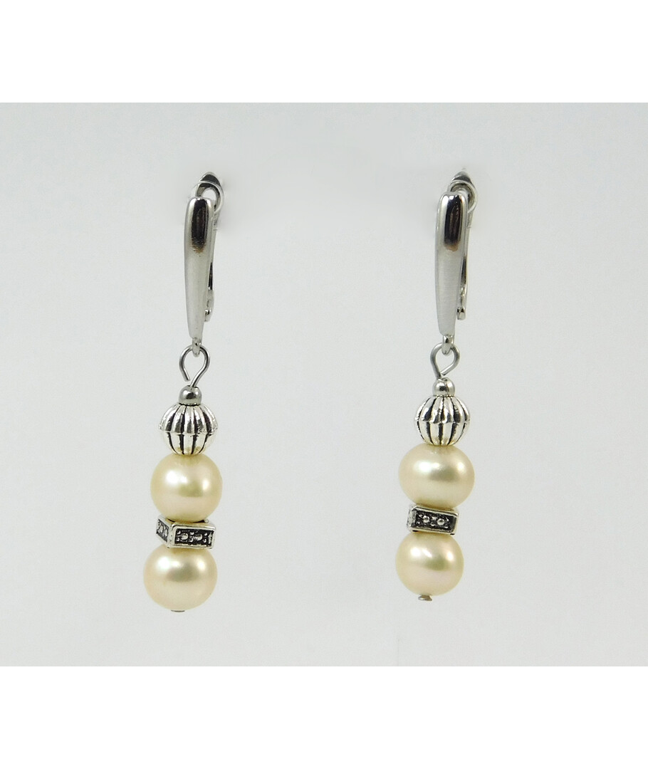 Earrings "Modena" Pearls