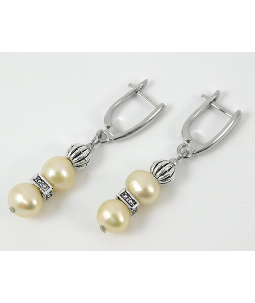 Earrings "Modena" Pearls