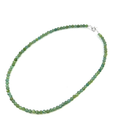 Exclusive Apatite necklace, silver