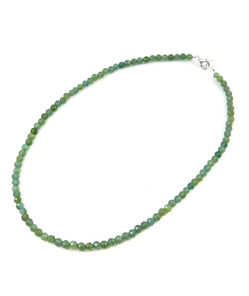 Exclusive Apatite necklace, silver