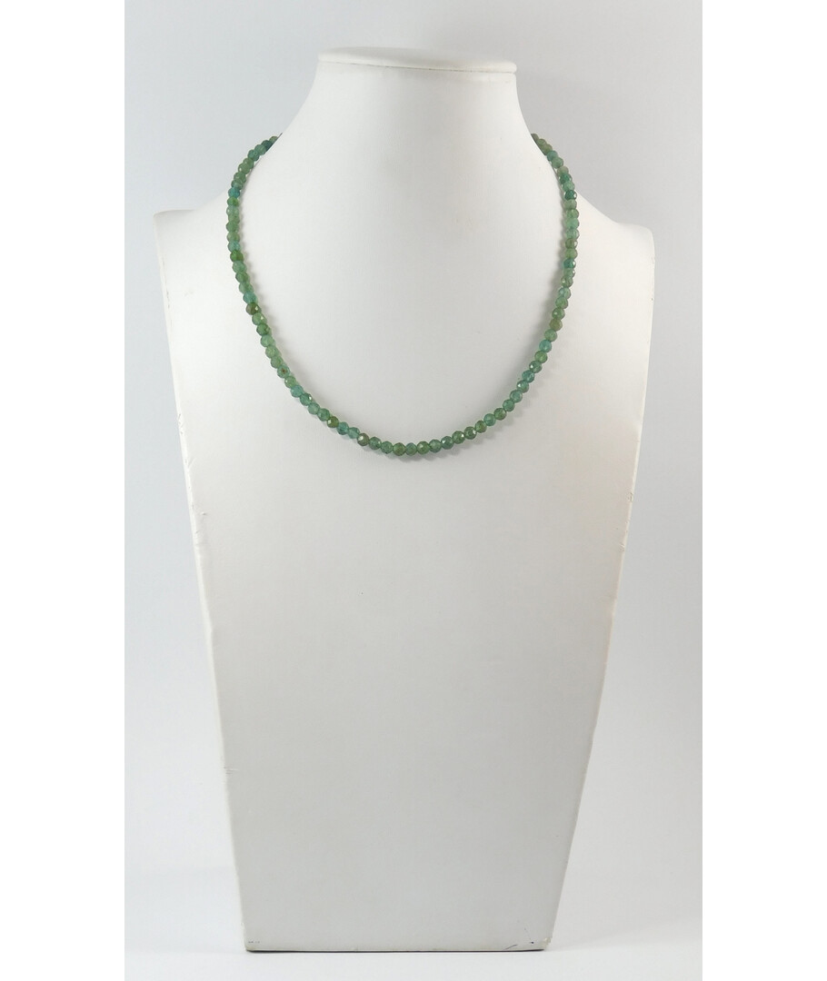 Exclusive Apatite necklace, silver