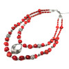 Necklace &quot;Abigail&quot; Coral