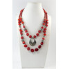 Necklace &quot;Abigail&quot; Coral