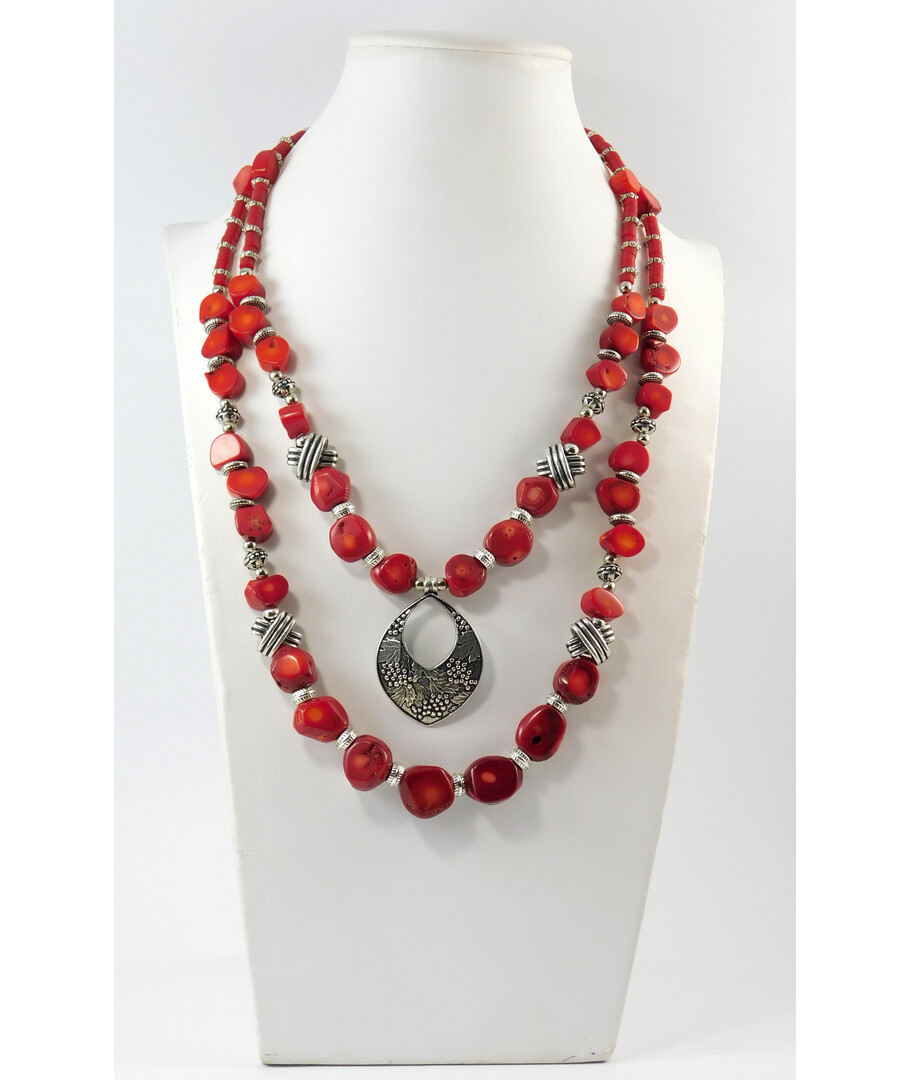 Necklace "Abigail" Coral