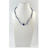 Necklace &quot;Sea Goddess&quot; lapis lazuli, pearls, silver