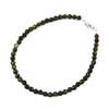 Exclusive Obsidian bracelet, silver