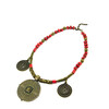 Necklace &quot;Trembita&quot; Coral