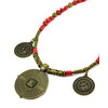 Necklace &quot;Trembita&quot; Coral