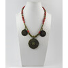 Necklace &quot;Trembita&quot; Coral