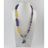 Necklace &quot;Spring sun&quot; Amethyst, Citrine