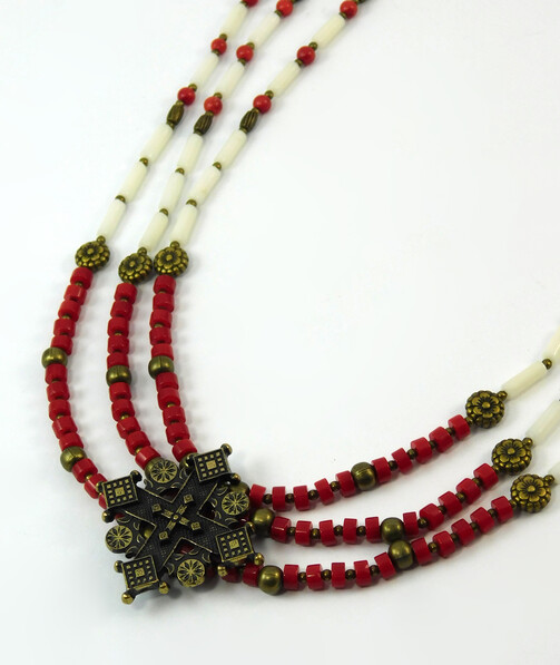 Necklace "Madison" Coral