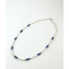 Necklace &quot;France&quot; Adular, Sodalite, Lapis lazuli, silver