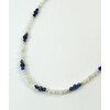 Necklace &quot;France&quot; Adular, Sodalite, Lapis lazuli, silver