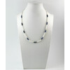 Necklace &quot;France&quot; Adular, Sodalite, Lapis lazuli, silver