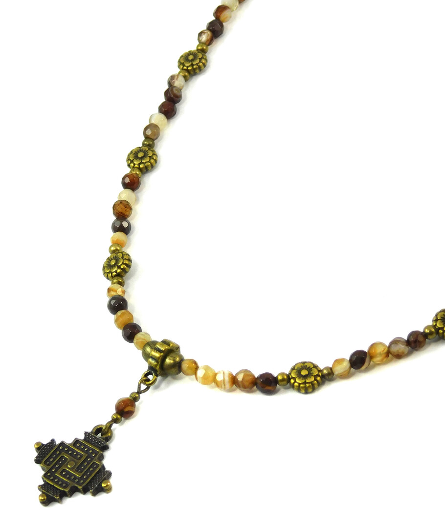 Necklace "Lazio" Agate