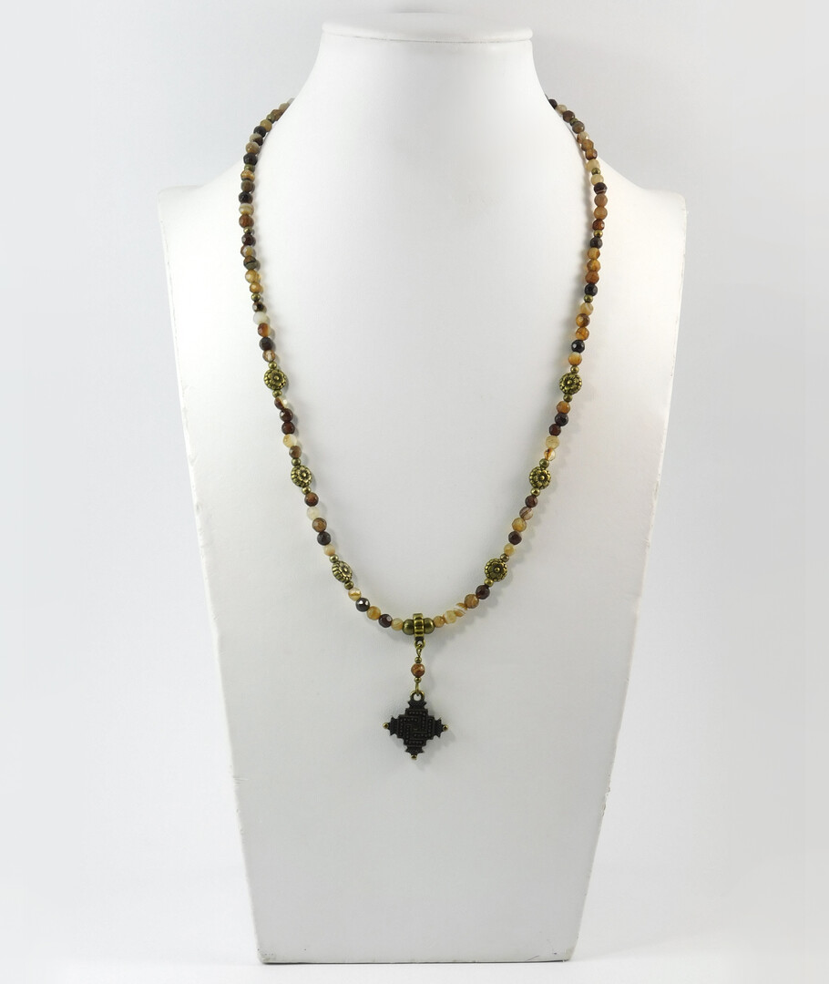 Necklace "Lazio" Agate