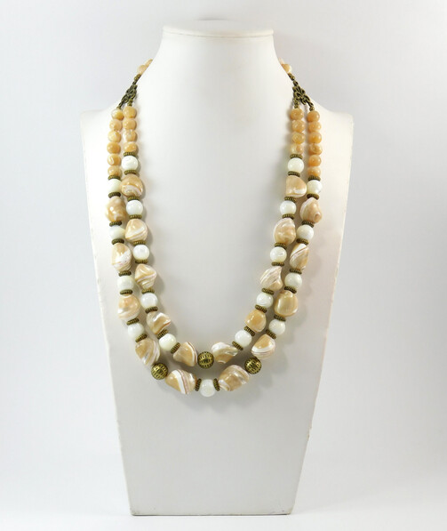 Necklace "Balamutka" Mother of pearl