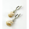 Earrings &quot;Spring watercolor&quot; Mother of pearl