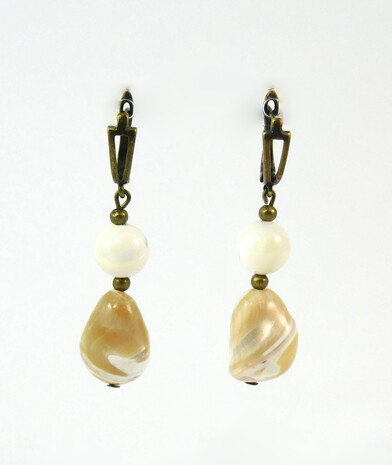 Earrings "Dionysia" Mother of pearl