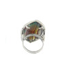 Agate ring, silver