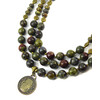 Necklace &quot;Green Starfall&quot; Jasper