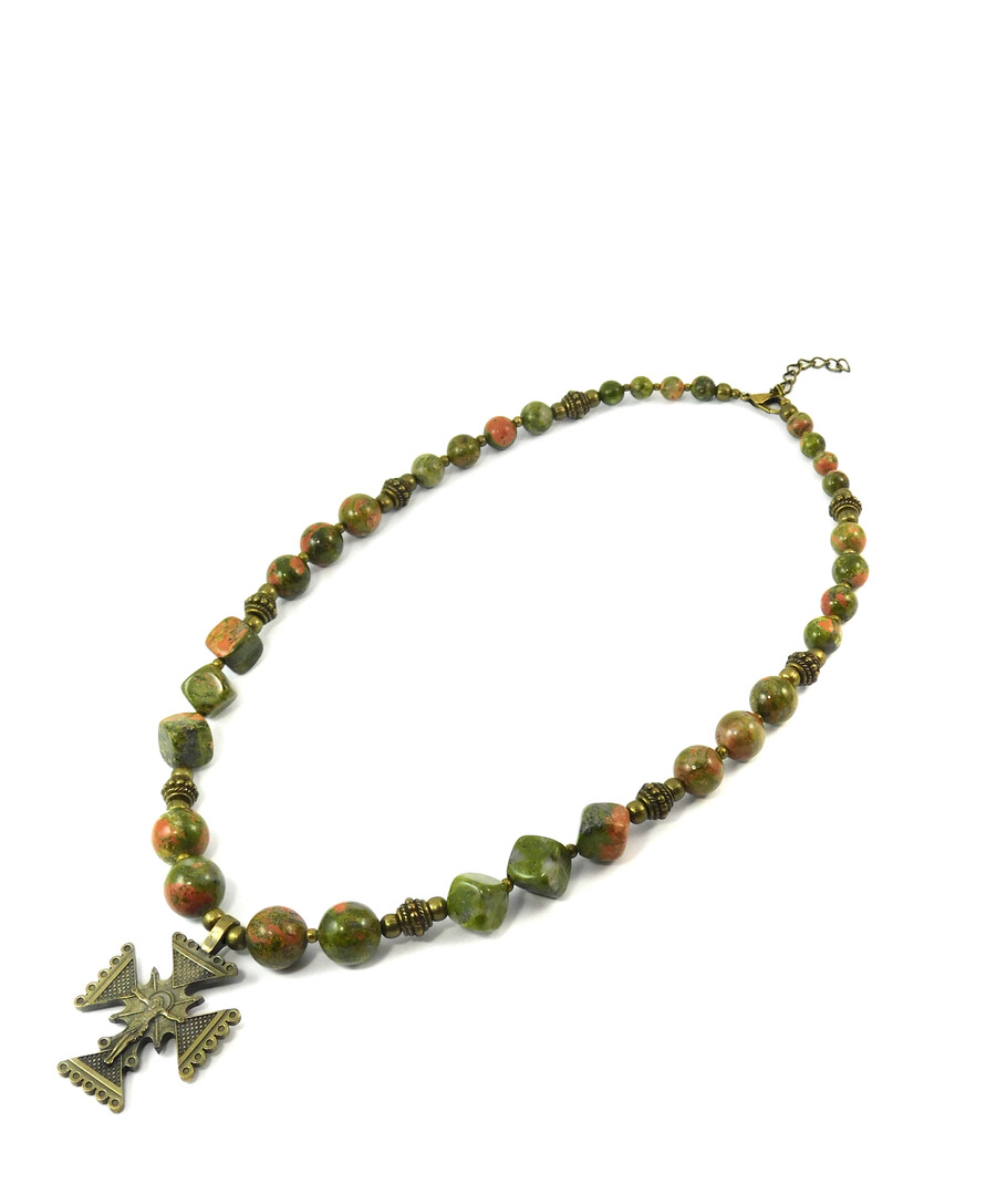 Necklace "Helen" Jasper