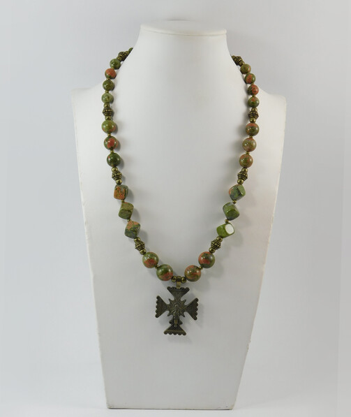 Necklace "Helen" Jasper