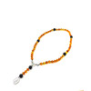 Rosary for prayer, Amber, Lava