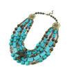 Necklace &quot;Turquoise chic&quot; Turquoise, Cat&#039;s eye, Labrador