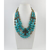 Necklace &quot;Turquoise chic&quot; Turquoise, Cat&#039;s eye, Labrador