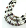 Necklace &quot;Rainbow&quot; Tourmaline, Skafarka shells