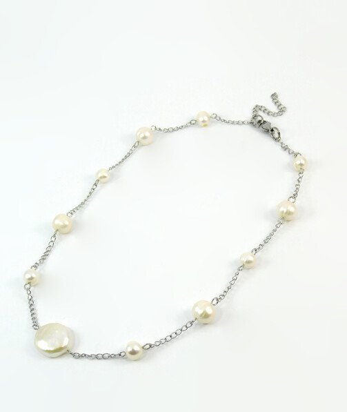 Necklace "Sea Foam" Perla