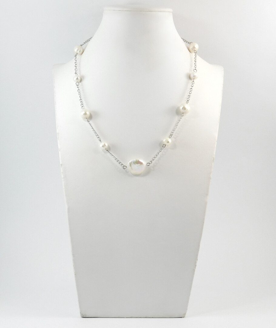 Necklace "Sea Foam" Perla