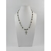 Necklace &quot;Tonality&quot; Tourmaline, pearls, silver