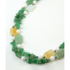 Necklace &quot;May&quot; Agate, Jade