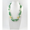 Necklace &quot;May&quot; Agate, Jade