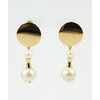 Pearls &quot;Desert Gold&quot; earrings