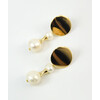 Pearls &quot;Desert Gold&quot; earrings