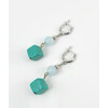 Earrings &quot;Sea Beauty&quot; Aquamarine, Turquoise